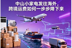 中山小家電發(fā)往海外，跨境運費如何一步步降下來