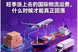 旺季漲上去的國際物流運(yùn)費(fèi)，什么時(shí)候才能真正回落