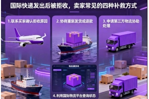 國際快遞發(fā)出后被拒收，賣家常見的四種補救方式