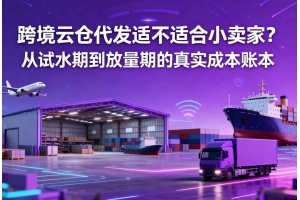 跨境云倉(cāng)代發(fā)適不適合小賣(mài)家？從試水期到放量期的真實(shí)成本賬本