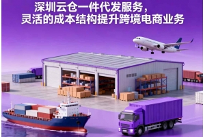 深圳云倉一件代發服務，靈活的成本結構提升跨境電商業務