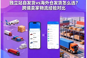 獨立站自發貨 vs 海外倉發貨怎么選？跨境賣家物流經驗對比
