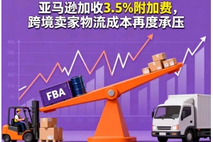 亞馬遜加收3.5%附加費，跨境賣家物流成本再度承壓