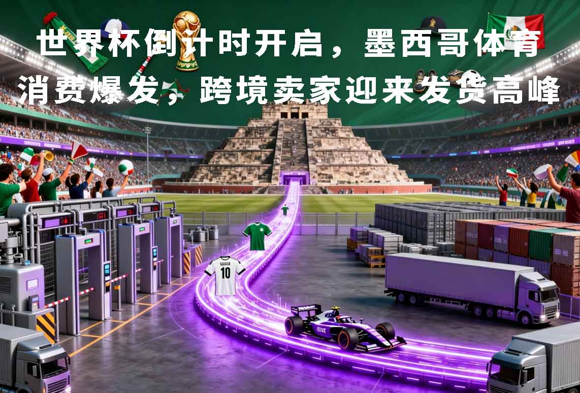 世界杯倒計時開啟，墨西哥體育消費爆發，跨境賣家迎來發貨高峰
