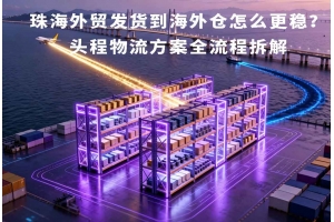 珠海外貿發貨到海外倉怎么更穩？頭程物流方案全流程拆解