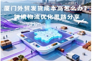 廈門外貿發(fā)貨成本高怎么辦？跨境物流優(yōu)化思路分享