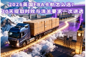 2026英國FBA卡航怎么選？20天提取時(shí)效與清關(guān)要求一次講透