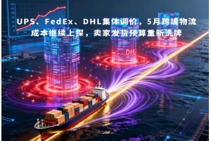 UPS、FedEx、DHL集體調(diào)價(jià)，5月跨境物流成本繼續(xù)上探，賣家發(fā)貨預(yù)算重新洗牌