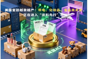 美國查驗(yàn)越來越嚴(yán)：帶電、化妝品、食品類賣家，正在進(jìn)入“資料先行”時(shí)代