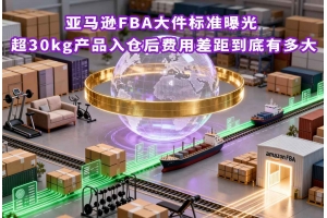 亞馬遜FBA大件標(biāo)準(zhǔn)曝光 超30kg產(chǎn)品入倉后費(fèi)用差距到底有多大