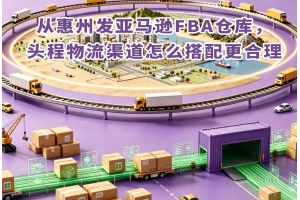 從惠州發亞馬遜FBA倉庫，頭程物流渠道怎么搭配更合理