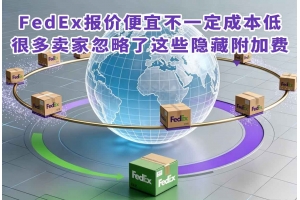 FedEx報價便宜不一定成本低 很多賣家忽略了這些隱藏附加費
