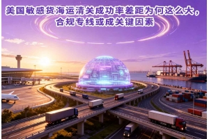 美國敏感貨海運清關成功率差距為何這么大，合規專線或成關鍵因素