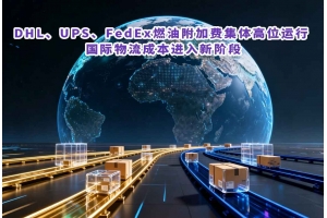 DHL、UPS、FedEx燃油附加費集體高位運行 國際物流成本進入新階段