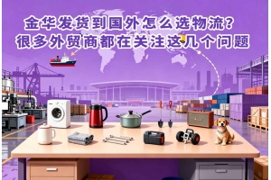 金華發貨到國外怎么選物流？很多外貿商都在關注這幾個問題