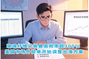玻璃纖維門板最高稅率超300% 美國(guó)市場(chǎng)外貿(mào)單開始調(diào)整出海方案