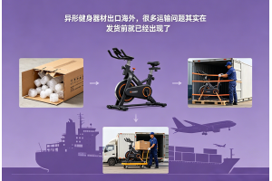 異形健身器材出口海外，很多運輸問題其實在發(fā)貨前就已經出現(xiàn)了