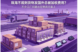 珠海不規(guī)則貨物發(fā)國外總被加收費用？不少工廠問題出在物流方案上